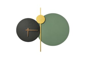 שעון קיר מעוצב + תאורת לד