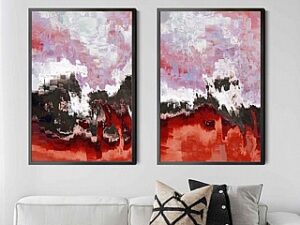 אבסטרקט בטקסטורה מיוחדת ועשירה בסגנון מודרני