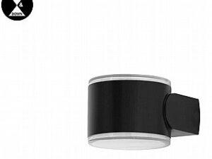 מנורת קיר צילינדר  עגול בשני צבעים אפ דאון  LED 2*5W