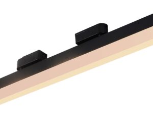 מנורת קסם לפס צבירה LED אור חם בצבעים שחור ולבן